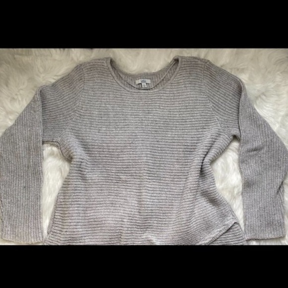 Croft & Barrow Tulip Grey Sweater Tunic XL - Picture 3 of 5